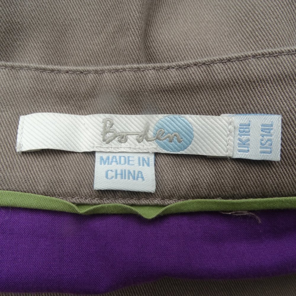Boden Multicolor Embroidered Floral Skirt 14L - Picture 2 of 10